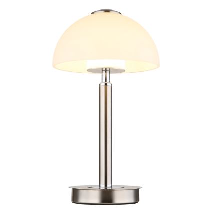 Globo - Dæmpbar LED-bordlampe med touch-funktion LED/7W/230V 3000K mat krom
