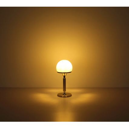 Globo - Bordlampe 1xE27/40W/230V mat krom