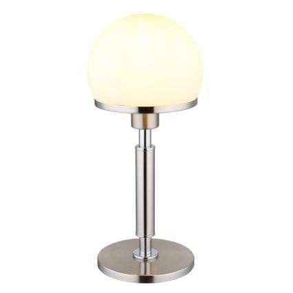 Globo - Bordlampe 1xE27/40W/230V mat krom