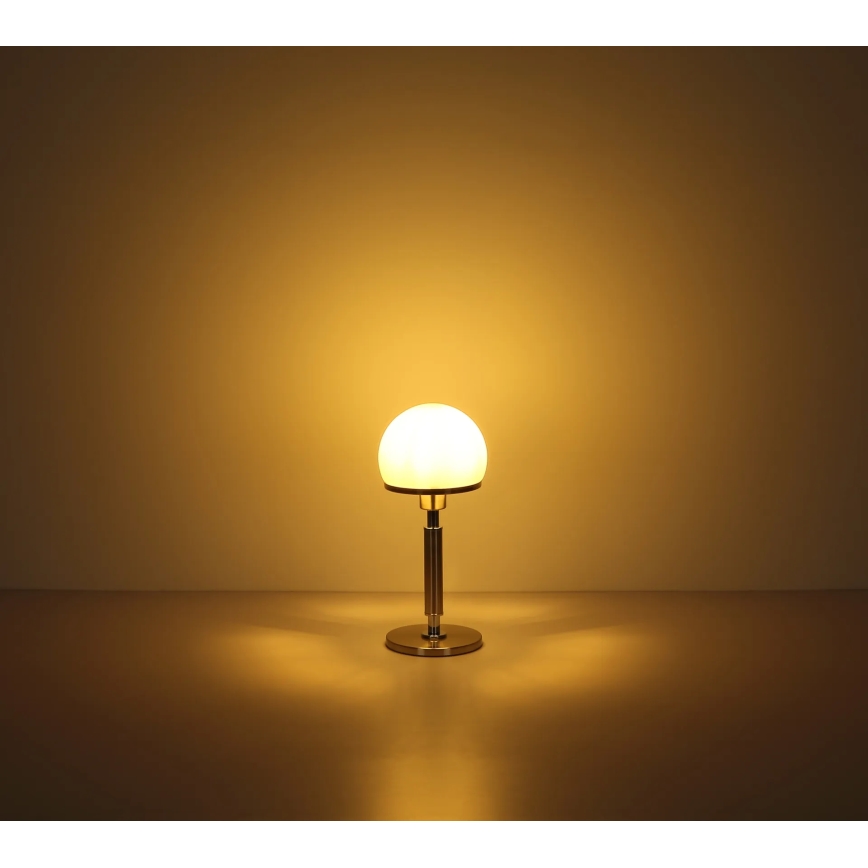 Globo - Bordlampe 1xE27/40W/230V guldfarvet
