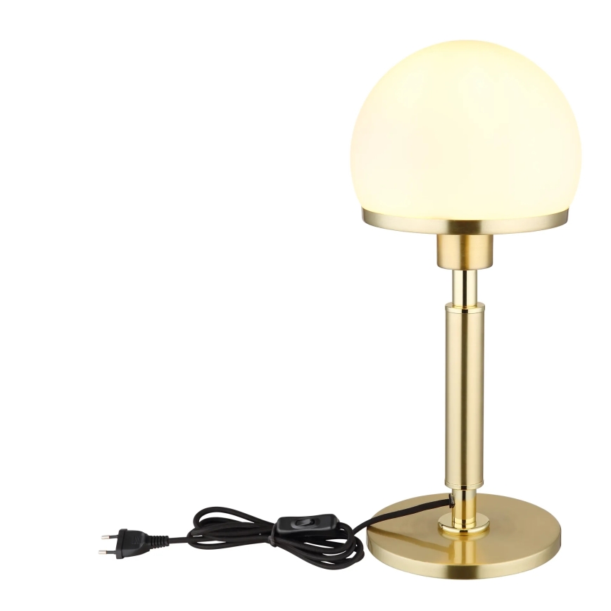 Globo - Bordlampe 1xE27/40W/230V guldfarvet