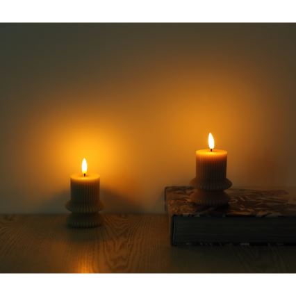 Globo - LED stearinlys 2 stk. LED/0,06W/3V 1xCR2032 210 mAh