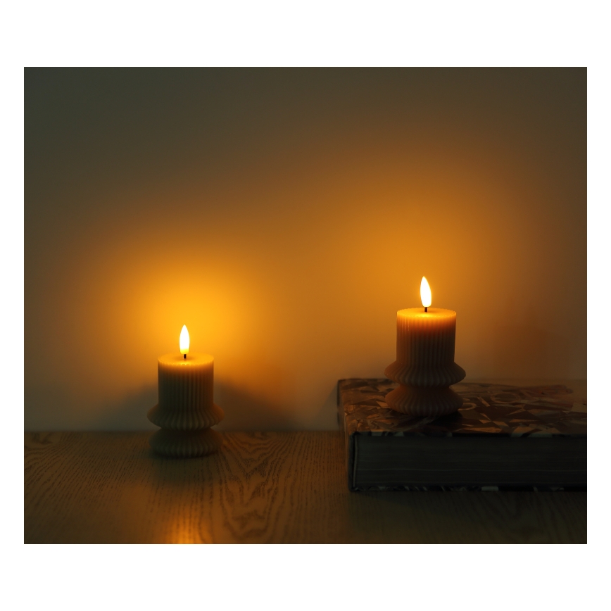 Globo - LED stearinlys 2 stk. LED/0,06W/3V 1xCR2032 210 mAh