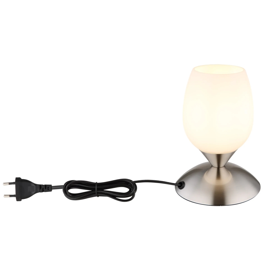 Globo - Bordlampe m. touch-funktion 1xE14/25W/230V mat krom