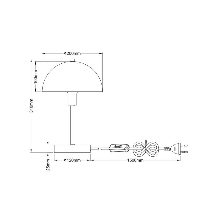 Globo - Bordlampe 1xE14/40W/230V
