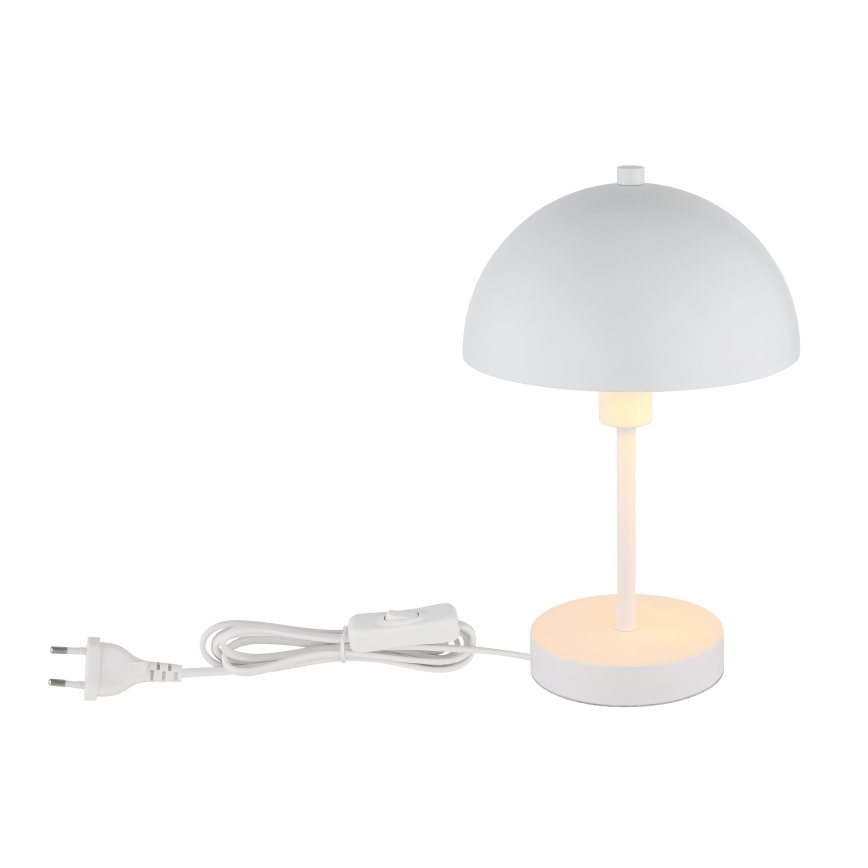 Globo - Bordlampe 1xE14/40W/230V hvid