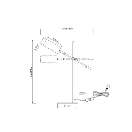 Globo - Bordlampe 1xE14/25W/230V