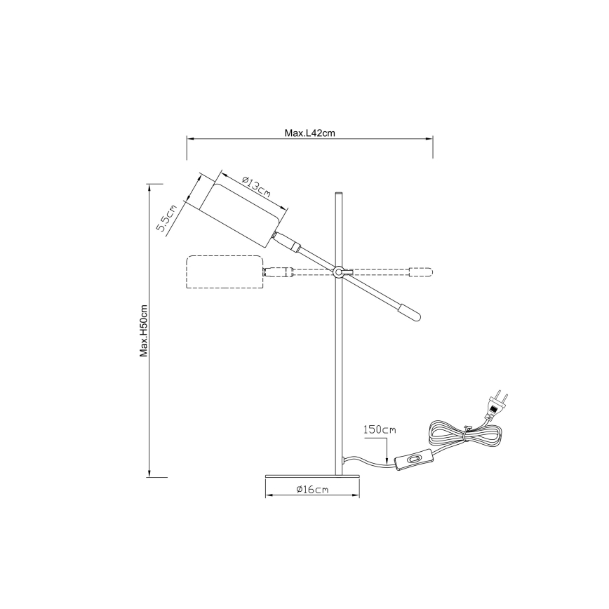 Globo - Bordlampe 1xE14/25W/230V