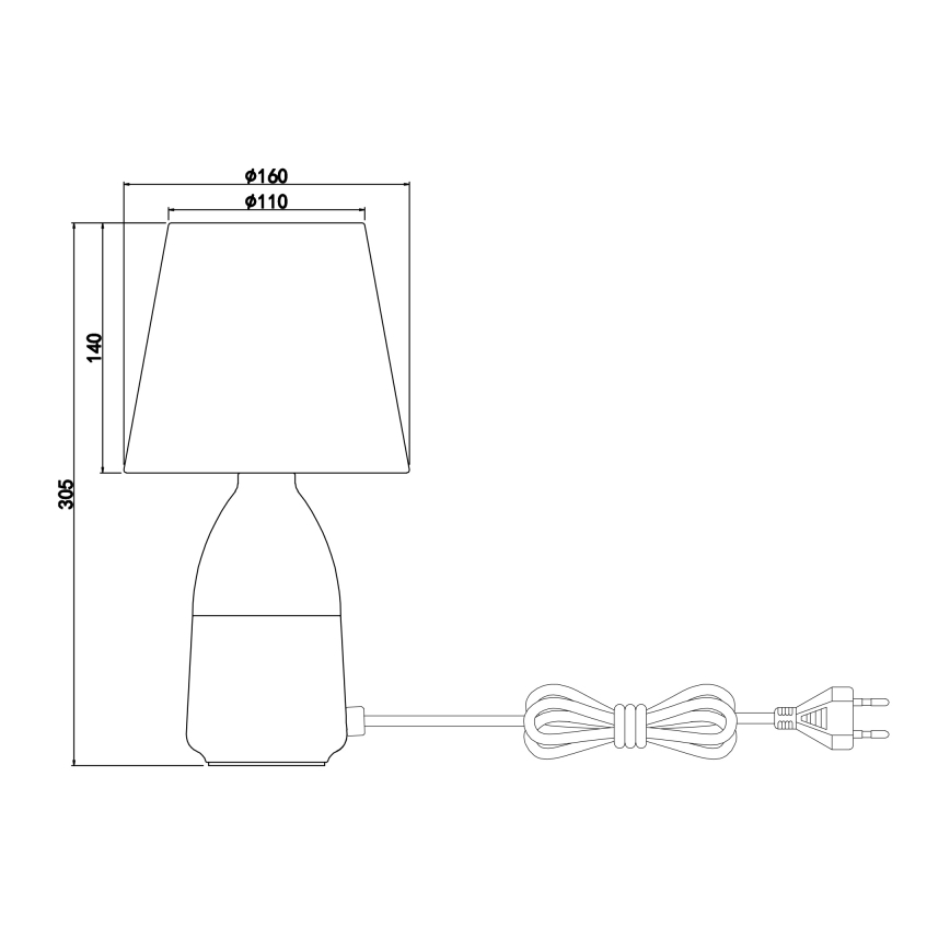 Globo - Bordlampe 1xE14/40W/230V