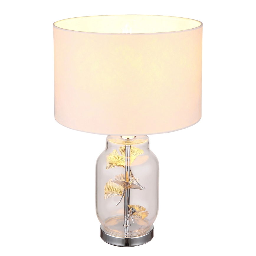Globo - Bordlampe 1xE27/40W/230V hvid