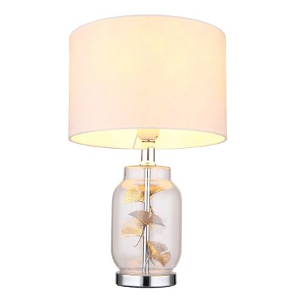 Globo - Bordlampe 1xE27/40W/230V hvid