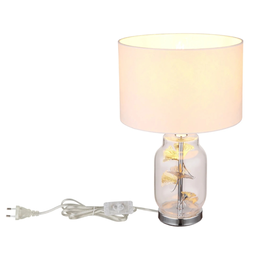 Globo - Bordlampe 1xE27/40W/230V hvid