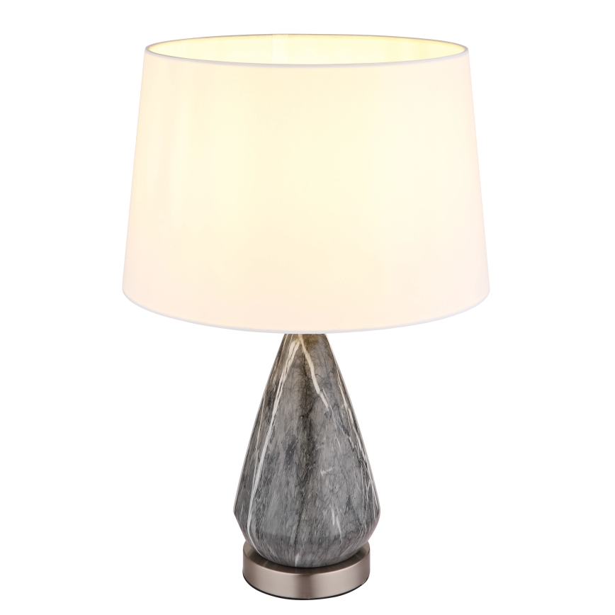 Globo - Bordlampe 1xE27/40W/230V hvid