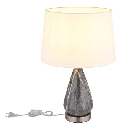 Globo - Bordlampe 1xE27/40W/230V hvid