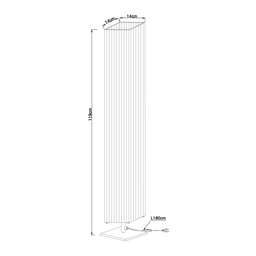 Globo - Gulvlampe 2xE27/40W/230V
