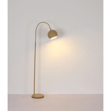 Globo - Gulvlampe 1xE27/60W/230V beige