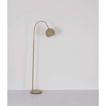 Globo - Gulvlampe 1xE27/60W/230V beige