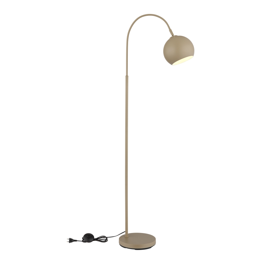 Globo - Gulvlampe 1xE27/60W/230V beige