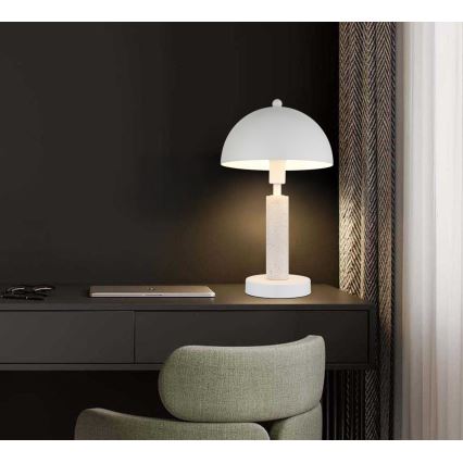 Globo - Bordlampe 1xE14/40W/230V hvid