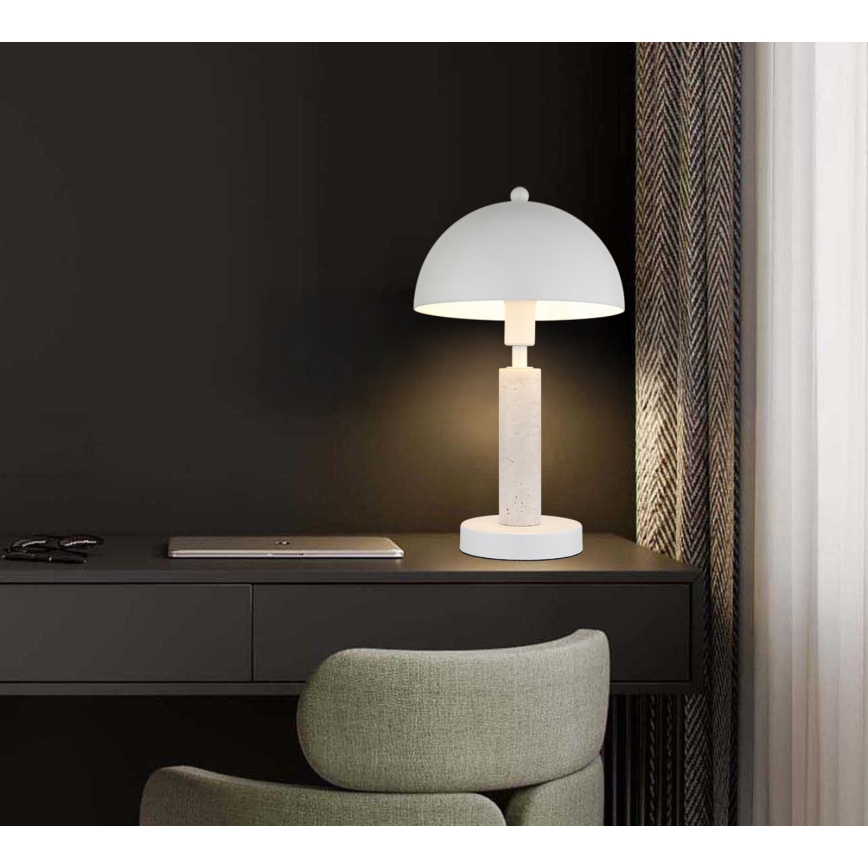 Globo - Bordlampe 1xE14/40W/230V hvid