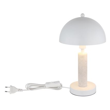 Globo - Bordlampe 1xE14/40W/230V hvid