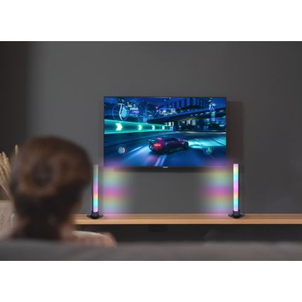 Globo RGB- SÆT 2x LED RGB Bordlampe dæmpbar 02.01.2001 LED/2W/5V USB Wi-Fi Tuya