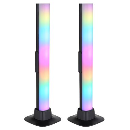 Globo RGB- SÆT 2x LED RGB Bordlampe dæmpbar 02.01.2001 LED/2W/5V USB Wi-Fi Tuya