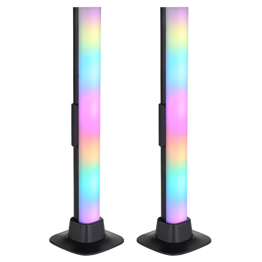 Globo RGB- SÆT 2x LED RGB Bordlampe dæmpbar 02.01.2001 LED/2W/5V USB Wi-Fi Tuya