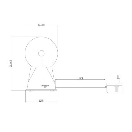 Globo - LED bordlampe LED/3,6W/230V