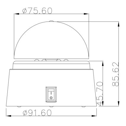 Globo - Dekorativ LED lampe 6xLED/0,06W/3xAA