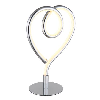Globo - LED bordlampe LED/6W/230V skinnende krom