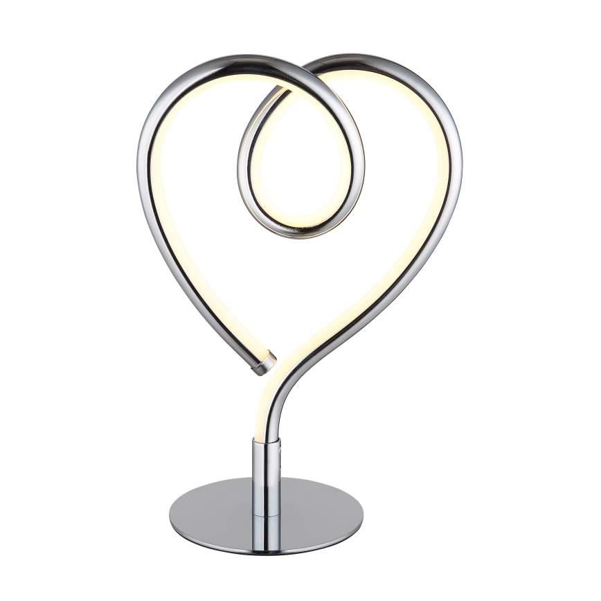 Globo - LED bordlampe LED/6W/230V skinnende krom