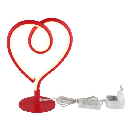 Globo - LED bordlampe LED/6W/230V rød