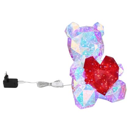 Globo - LED borddekoration LED/6W/5V USB bjørn