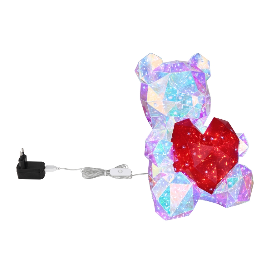 Globo - LED borddekoration LED/6W/5V USB bjørn