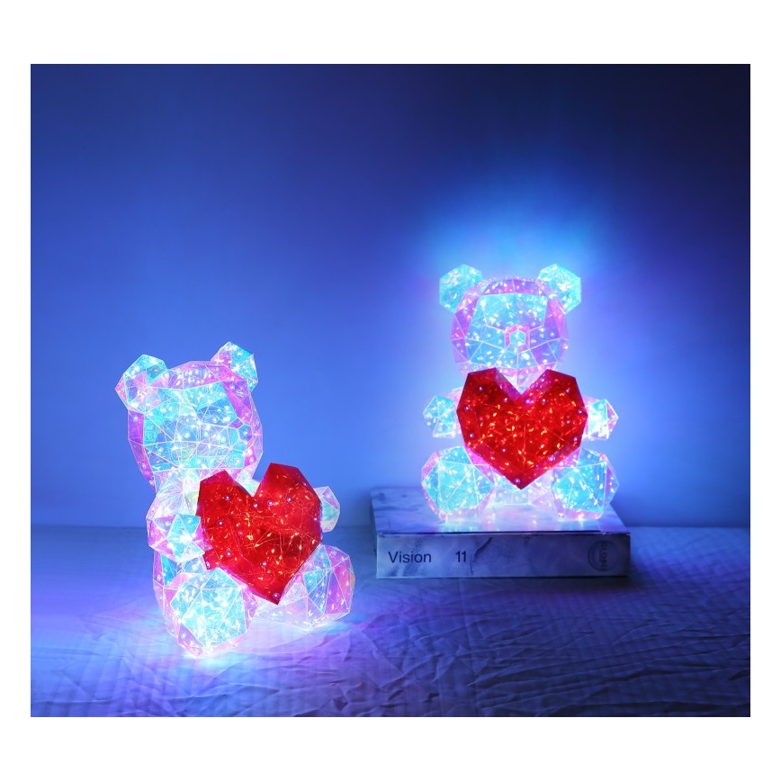 Globo - LED borddekoration LED/6W/5V USB bjørn