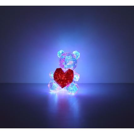 Globo - LED borddekoration LED/6W/5V USB bjørn