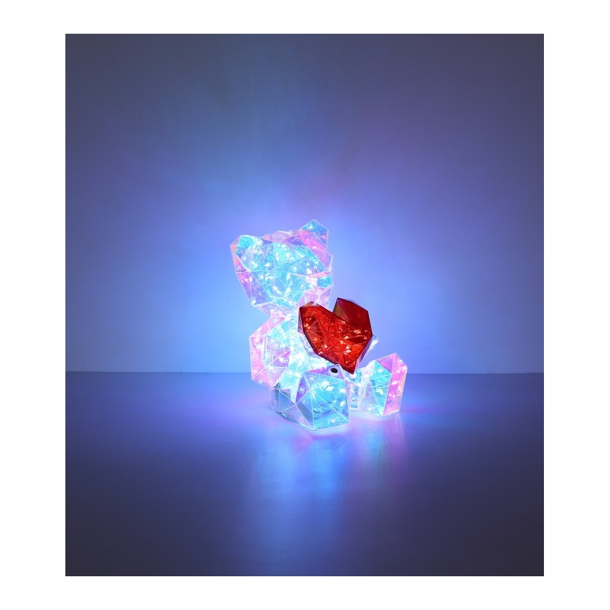 Globo - LED borddekoration dæmpbar og genopladelig LED/3W/5V 1200 mAh bjørn