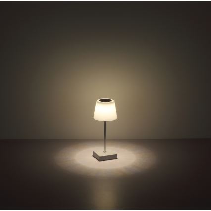 Globo - LED bordlampe m. touch-funktion dæmpbar LED/2W/5V 3000/4500/6500K 800 mAh sort