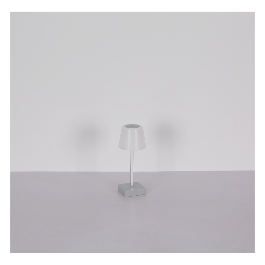 Globo - LED bordlampe m. touch-funktion dæmpbar LED/2W/5V 3000/4500/6500K 800 mAh sort
