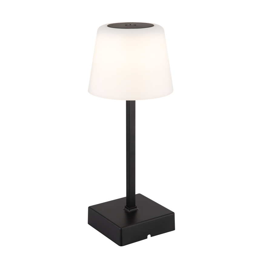 Globo - LED bordlampe m. touch-funktion dæmpbar LED/2W/5V 3000/4500/6500K 800 mAh sort
