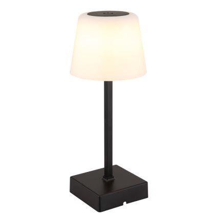 Globo - LED bordlampe m. touch-funktion dæmpbar LED/2W/5V 3000/4500/6500K 800 mAh sort
