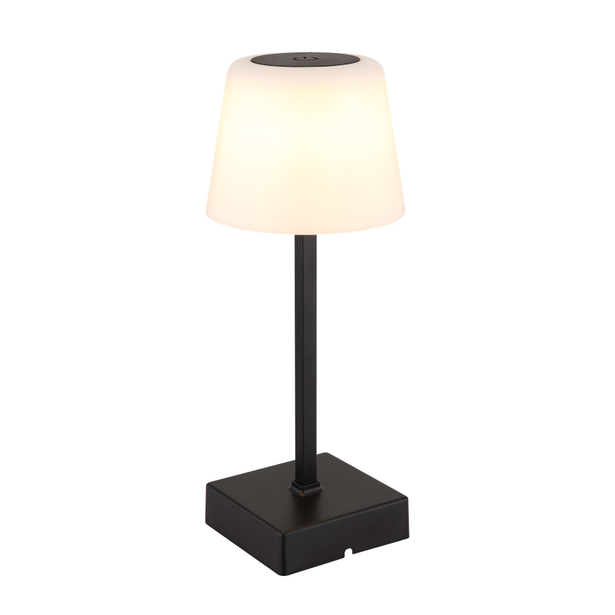 Globo - LED bordlampe m. touch-funktion dæmpbar LED/2W/5V 3000/4500/6500K 800 mAh sort