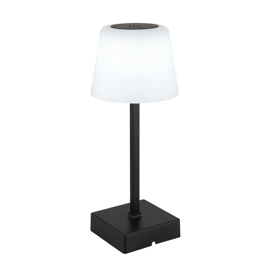 Globo - LED bordlampe m. touch-funktion dæmpbar LED/2W/5V 3000/4500/6500K 800 mAh sort