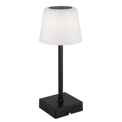 Globo - LED bordlampe m. touch-funktion dæmpbar LED/2W/5V 3000/4500/6500K 800 mAh sort