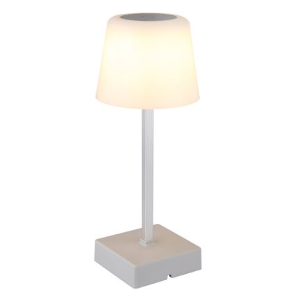 Globo - LED bordlampe m. touch-funktion dæmpbar LED/2W/5V 3000/4500/6500K 800 mAh sølvfarvet