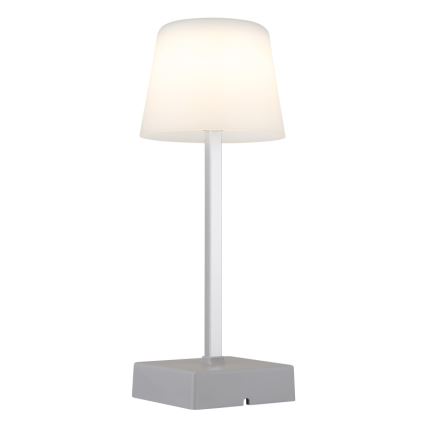 Globo - LED bordlampe m. touch-funktion dæmpbar LED/2W/5V 3000/4500/6500K 800 mAh sølvfarvet