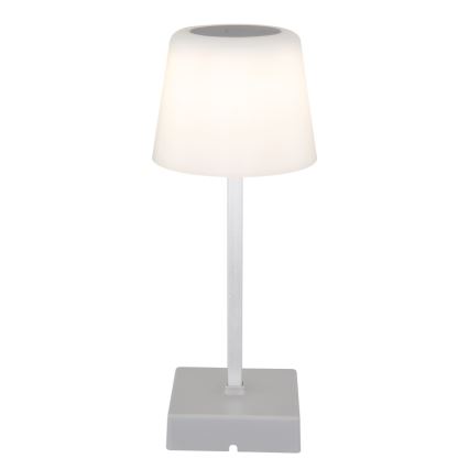 Globo - LED bordlampe m. touch-funktion dæmpbar LED/2W/5V 3000/4500/6500K 800 mAh sølvfarvet