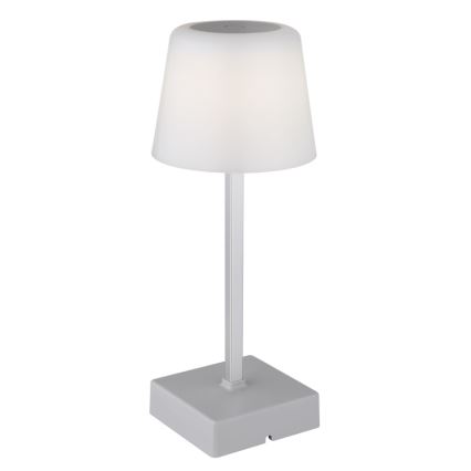 Globo - LED dæmpbar touch bordlampe LED/2W/5V 3000/4500/6500K 800 mAh sølv