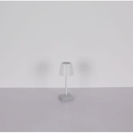 Globo - LED bordlampe m. touch-funktion dæmpbar LED/2W/5V 3000/4500/6500K 800 mAh hvid
